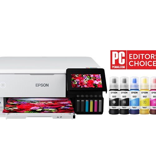EcoTank Photo ET-8500 Wireless Color All-in-One Supertank Printer