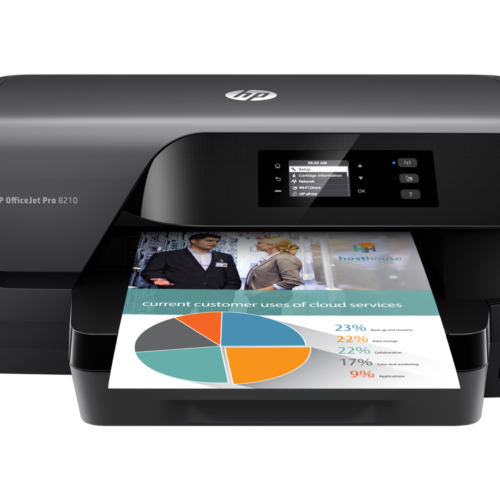 HP OfficeJet Pro 8210 Printer w/4 months ink included with HP Instant ink