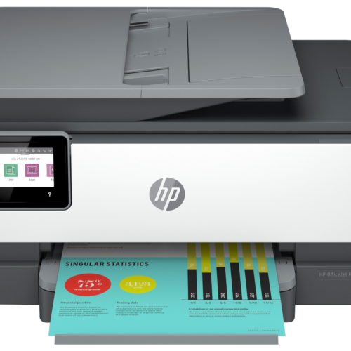 HP OfficeJet 8035e Pro All-in-One Certified Refurbished Printer w/ bonus 12 months Instant Ink through HP+